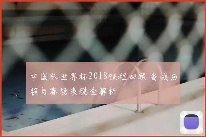 中国队世界杯2018征程回顾 备战历程与赛场表现全解析