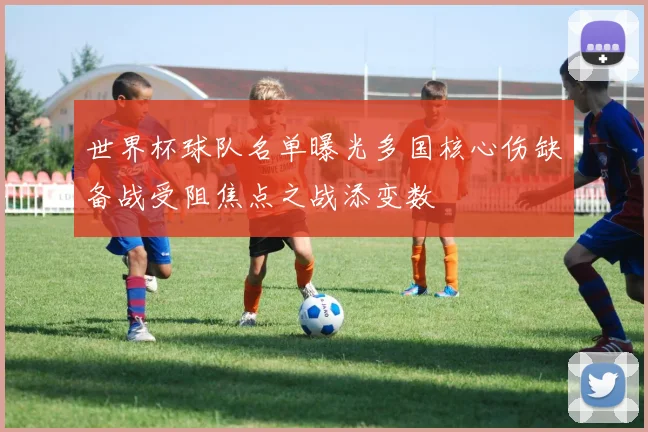 世界杯球队名单曝光多国核心伤缺备战受阻焦点之战添变数